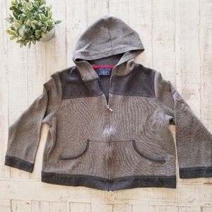 Crazy Horse Liz Claiborne Zip Up Hood Jacket